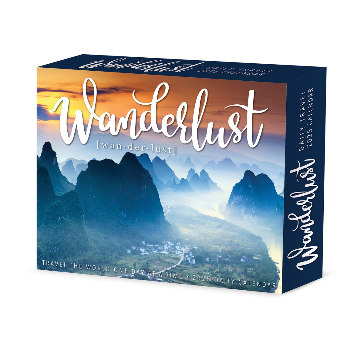 Wanderlust 2025 Box Calendar Willow Creek Press