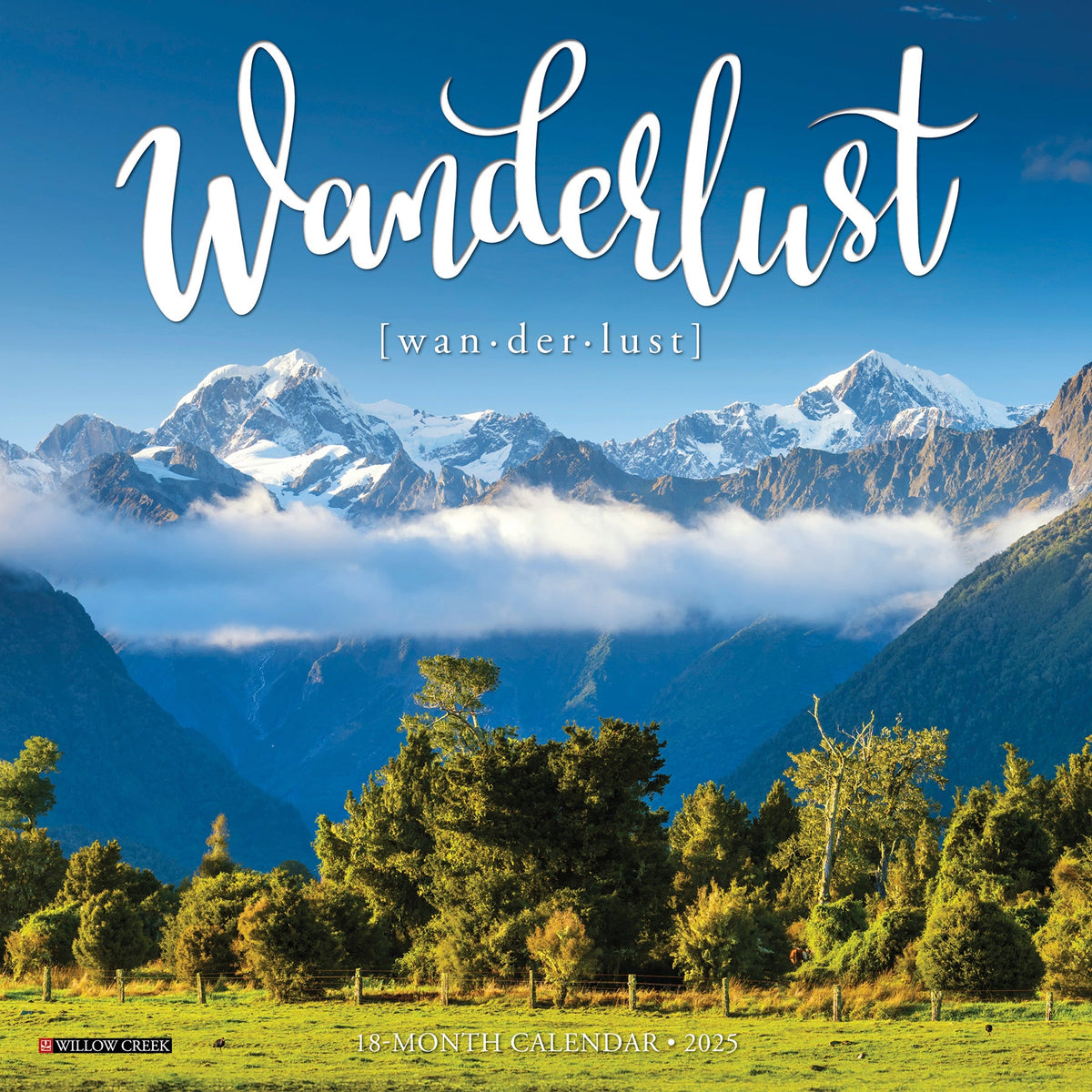 Wanderlust 2025 Mini Wall Calendar Willow Creek Press