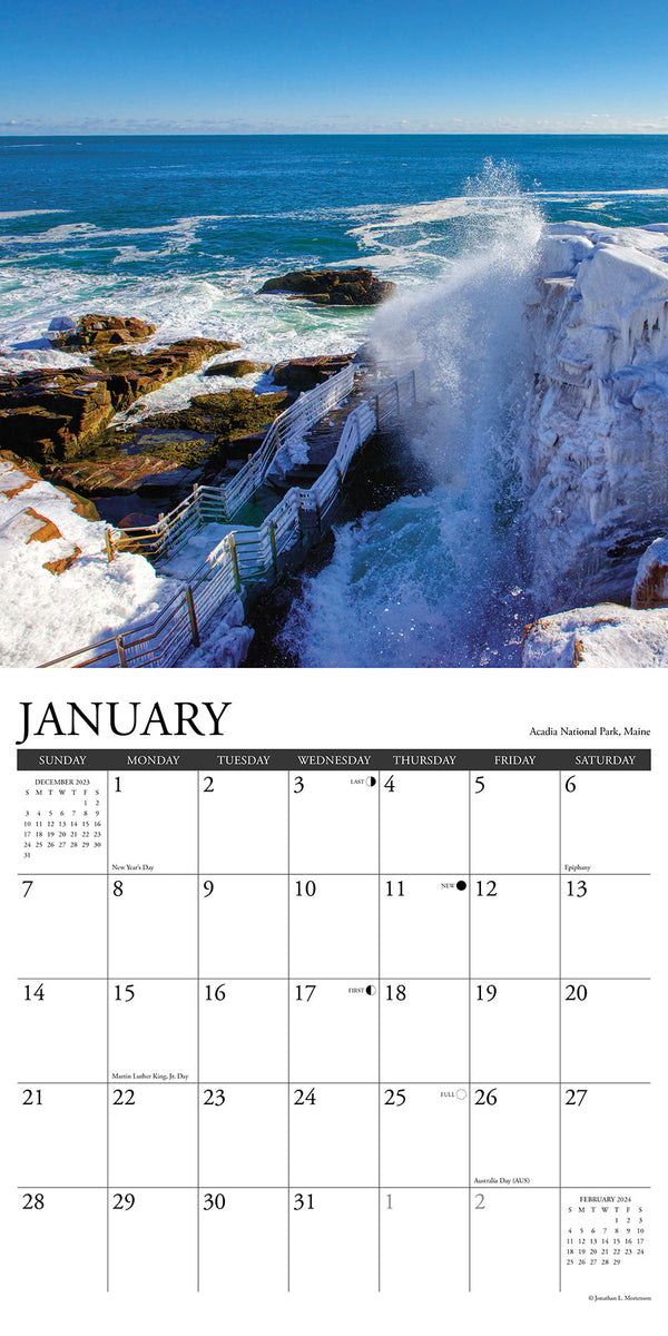 National Parks 2024 Wall Calendar Willow Creek Press