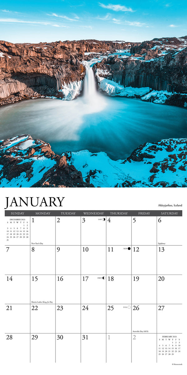 Willow Creek Press Angler's 2024 Wall Calendar, 32107