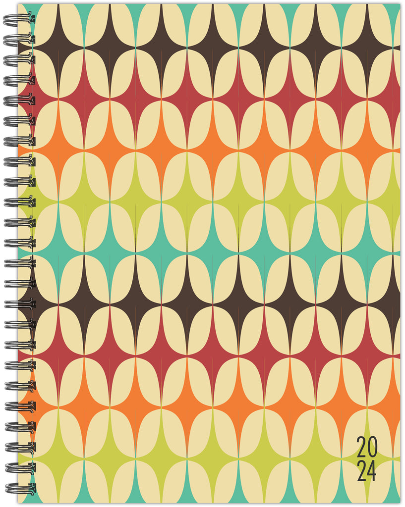 Rad Retro 2024 6.5 x 8.5 Softcover Weekly Planner – Willow Creek Press