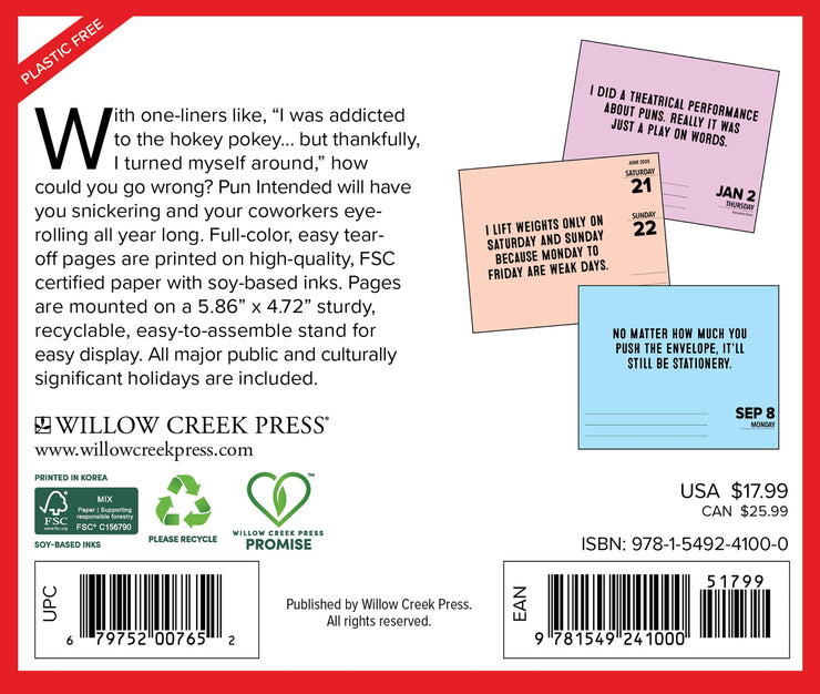 2025 Calendars Willow Creek Press