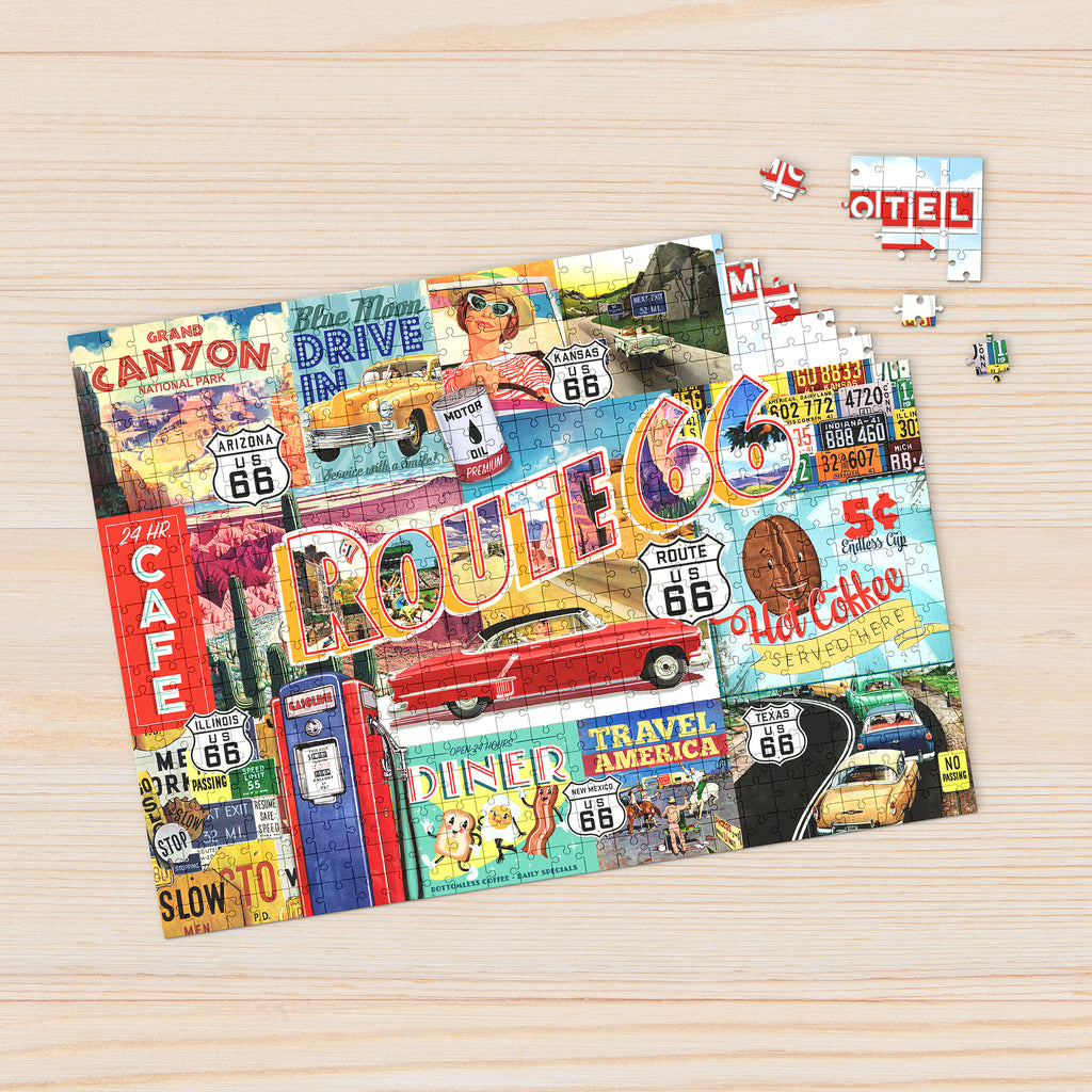 Route 66 Puzzles hotop 1/4 inch quilting sewing tape wash away